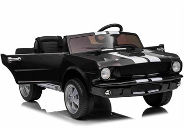 Ford Mustang Shelby GT350 Elbil Til børn 21,6V m/Lædersæde, Gummihjul-3