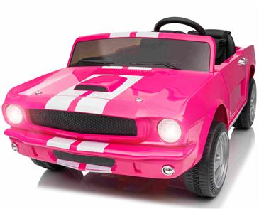 Ford Mustang Shelby GT350 Elbil Til børn 21,6V m/Lædersæde, Gummihjul