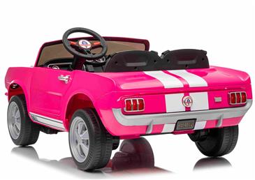 Ford Mustang Shelby GT350 Elbil Til børn 21,6V m/Lædersæde, Gummihjul-3