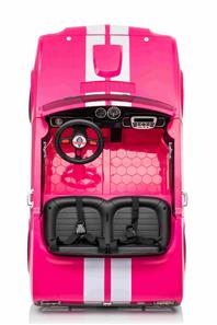 Ford Mustang Shelby GT350 Elbil Til børn 21,6V m/Lædersæde, Gummihjul-4