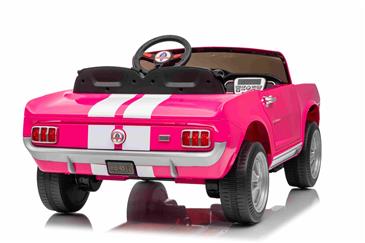 Ford Mustang Shelby GT350 Elbil Til børn 21,6V m/Lædersæde, Gummihjul-5
