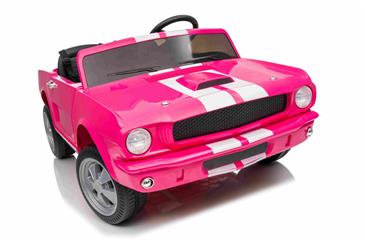 Ford Mustang Shelby GT350 Elbil Til børn 21,6V m/Lædersæde, Gummihjul-9