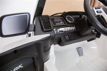 Ford Ranger F650 4x4 12v Hvid m/4x12V + Gummihjul + fjernb-10