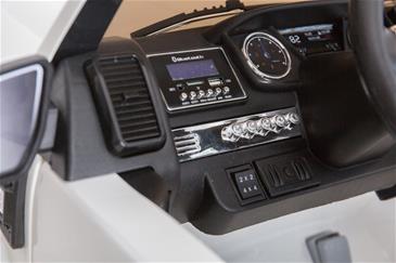 Ford Ranger F650 4x4 12v Hvid m/4x12V + Gummihjul + fjernb-11