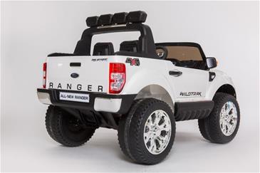 Ford Ranger F650 4x4 12v Hvid m/4x12V + Gummihjul + fjernb-16