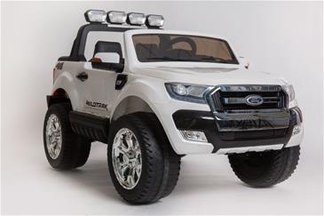 Ford Ranger F650 4x4 12v Hvid m/4x12V + Gummihjul + fjernb-19