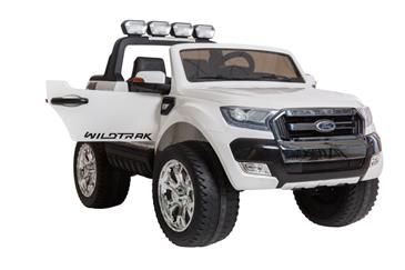Ford Ranger F650 4x4 12v Hvid m/4x12V + Gummihjul + fjernb-5
