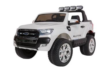 Ford Ranger F650 4x4 12v Hvid m/4x12V + Gummihjul + fjernb-6