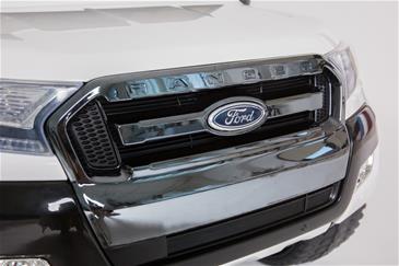 Ford Ranger F650 4x4 12v Hvid m/4x12V + Gummihjul + fjernb-8