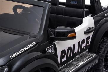 Ford Ranger Raptor 2019 Politi SUV 12v m/Gummihjul + Lædersæde + 10AH-16