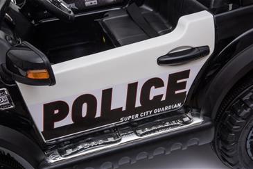 Ford Ranger Raptor 2019 Politi SUV 12v m/Gummihjul + Lædersæde + 10AH-20