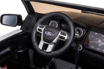 Ford Ranger Raptor 2019 Politi SUV 12v m/Gummihjul + Lædersæde + 10AH-24
