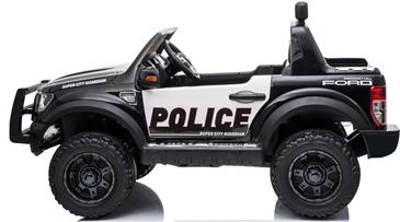 Ford Ranger Raptor 2019 Politi SUV 12v m/Gummihjul + Lædersæde + 10AH-3