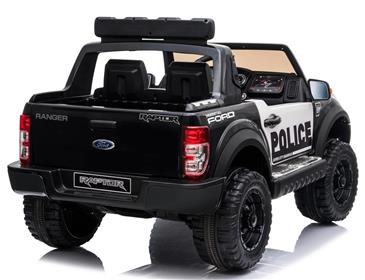 Ford Ranger Raptor 2019 Politi SUV 12v m/Gummihjul + Lædersæde + 10AH-4