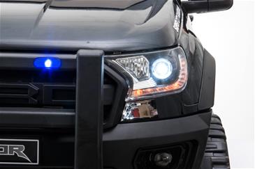 Ford Ranger Raptor 2019 Politi SUV 12v m/Gummihjul + Lædersæde + 10AH-7