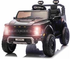 Ford Ranger Raptor Elbil Til børn 21,6V m/Lædersæde, 2.4G RC sort