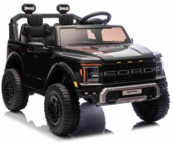 Ford Ranger Raptor Elbil Til børn 21,6V m/Lædersæde, 2.4G RC sort-6