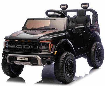 Ford Ranger Raptor Elbil Til børn 21,6V m/Lædersæde, 2.4G RC sort-9