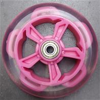 Forhjul Pink til MCU-Sport El Løbehjul LED 14.4V/21,6V