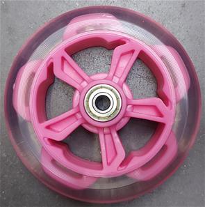 Forhjul Pink til MCU-Sport El Løbehjul LED 14.4V/21,6V