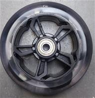 Forhjul Sort til MCU-Sport El Løbehjul LED 14.4V/21,6V