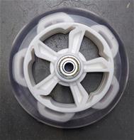 Forhjul Hvid til MCU-Sport El Løbehjul LED 14.4V/21,6V