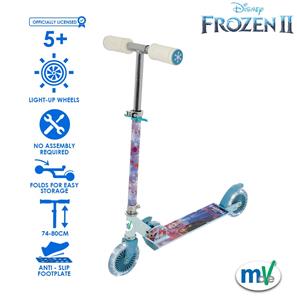 Disney Frost 2  Foldbart Løbehjul med Lysende Hjul-4