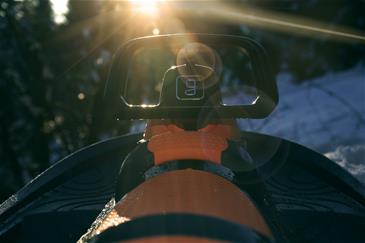 Galactus Double Bobslæde med Rat, Lava Orange-10