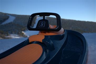 Galactus Double Bobslæde med Rat, Lava Orange-11