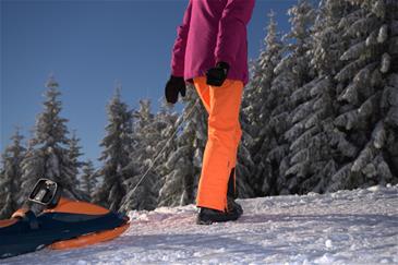 Galactus Double Bobslæde med Rat, Lava Orange-12