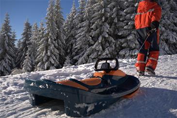 Galactus Double Bobslæde med Rat, Lava Orange-4