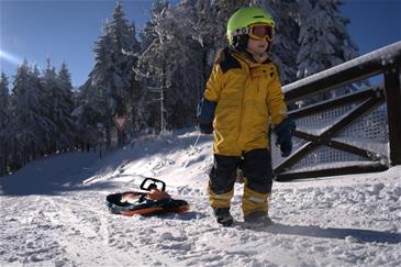 Galactus Double Bobslæde med Rat, Lava Orange-6