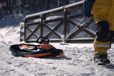 Galactus Double Bobslæde med Rat, Lava Orange-7