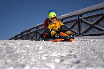 Galactus Double Bobslæde med Rat, Lava Orange-8