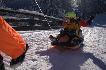 Galactus Double Bobslæde med Rat, Lava Orange-9