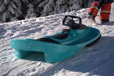 Galactus Double Bobslæde med Rat, Polar blue-10