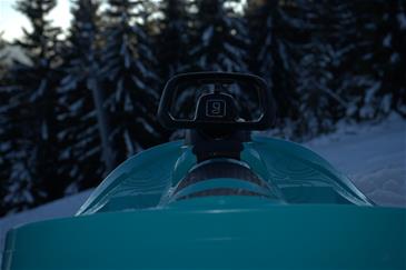 Galactus Double Bobslæde med Rat, Polar blue-13