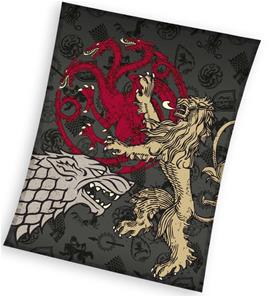 Game of Thrones Coral Fleece tæppe - 150 x 200 cm