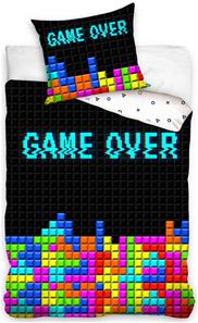 ''Game Over'' Gamer Sengetøj - 100 procent bomuld