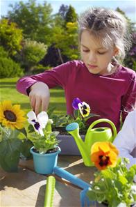 Gardenico Kids stort havesæt med haveredskaber og potter til  børn-4