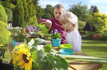 Gardenico Kids stort havesæt med haveredskaber og potter til  børn-5