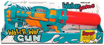 Gatling Vandgevær med Pumpe 50 cm – Orange/Turkis