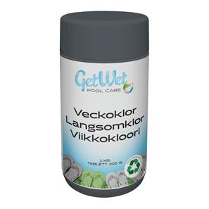 GetWet Langsomklor Tabletter 200g - 1kg  