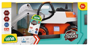GIGA TRUCKS Gravemaskine Pro – orange/beige – 63 cm-4