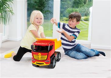 GIGA TRUCKS Kæmpe dumper i titanium, 51 cm-6