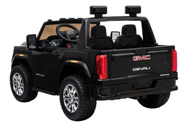 GMC Sierra Denali 4x4 Elbil til  børn 12v m/4x12V + Gummihjul + fjernb-4