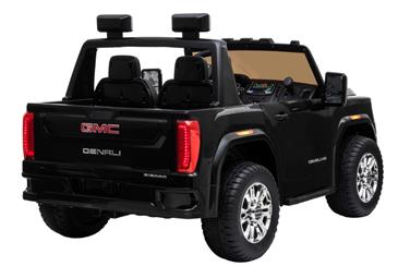 GMC Sierra Denali 4x4 Elbil til  børn 12v m/4x12V + Gummihjul + fjernb-6