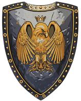 Golden Eagle Ridder Skumskjold 42 x 31,5 cm 2 lag