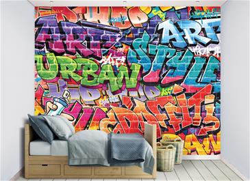 Graffiti tapet 243 x 203 cm (2022 model)