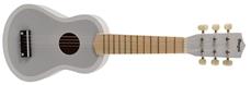 Guitar til børn m. 6 strenge - Grå/ Hvid